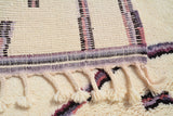Purple lines Handmade Rug