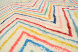 Rainbow Zigzag Rug I Moroccan rugs for sale