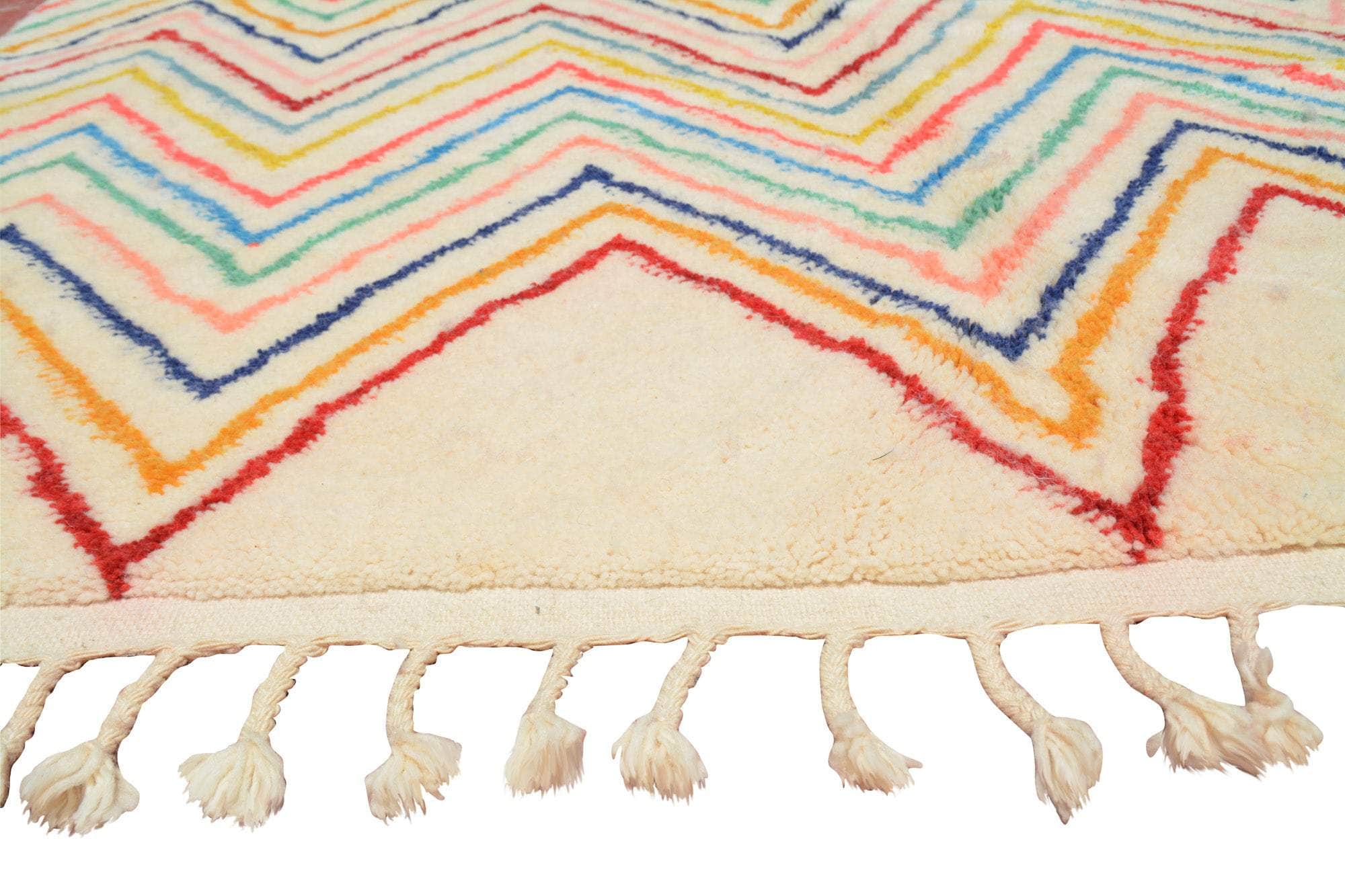 Rainbow Zigzag Rug I Moroccan rugs for sale