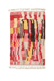 Red And Pink Rug- New Moroccan Rug