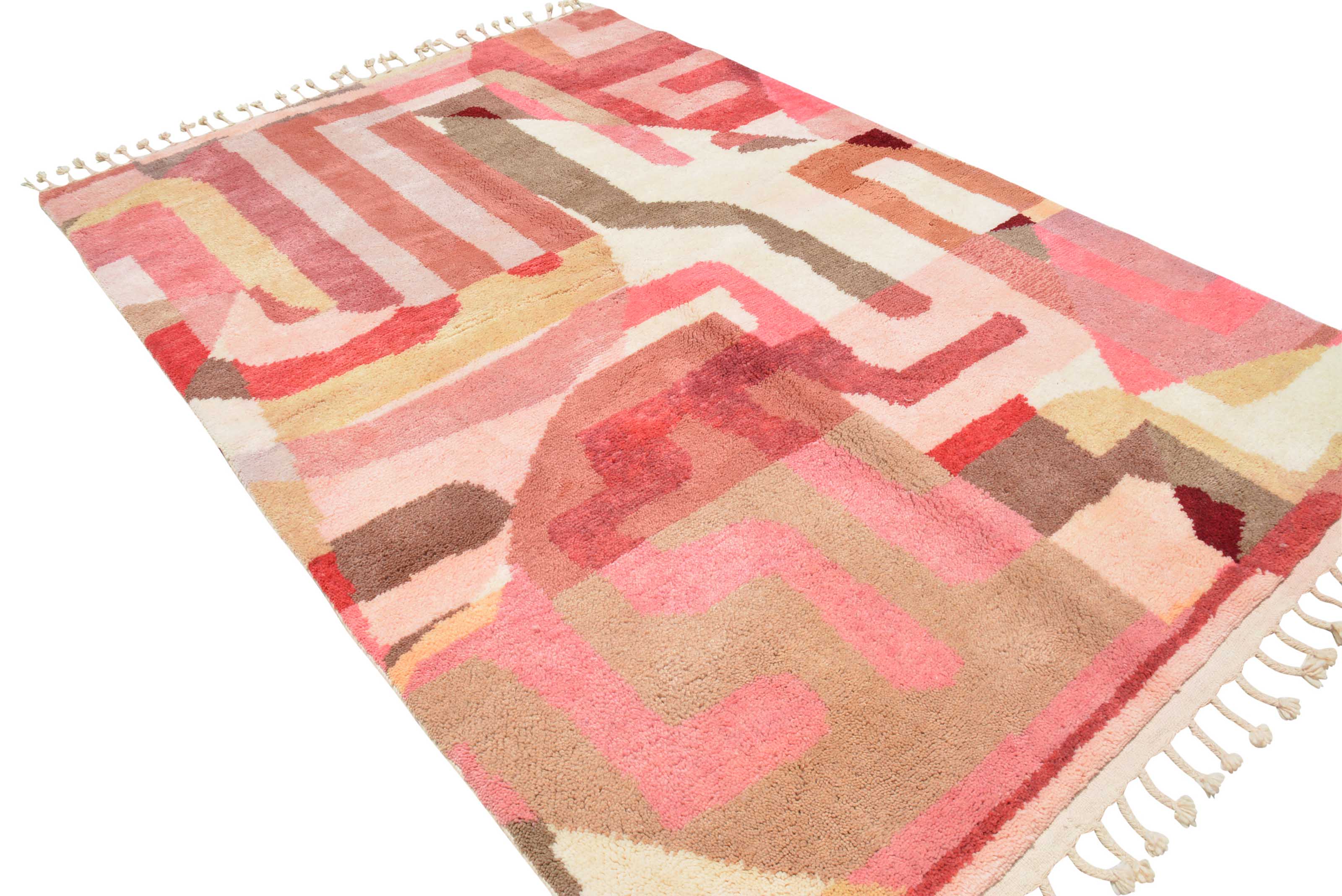 Red and Pink Rug | Wrestling Love Rug 