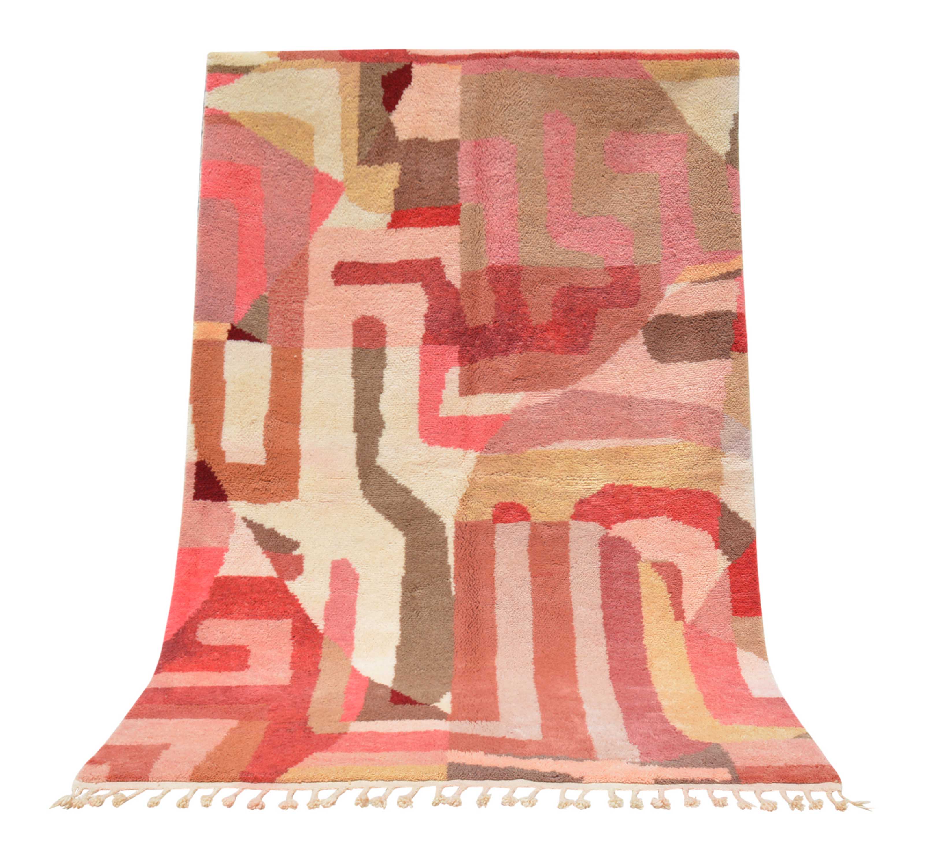 Red and Pink Rug | Wrestling Love Rug 