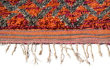 Red And Pink Vintage Moroccan Rug | Illuminate Collective