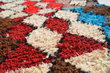 Red And White Vintage Rug | Vintage Hand Knotted Rug | Illuminate Collective
