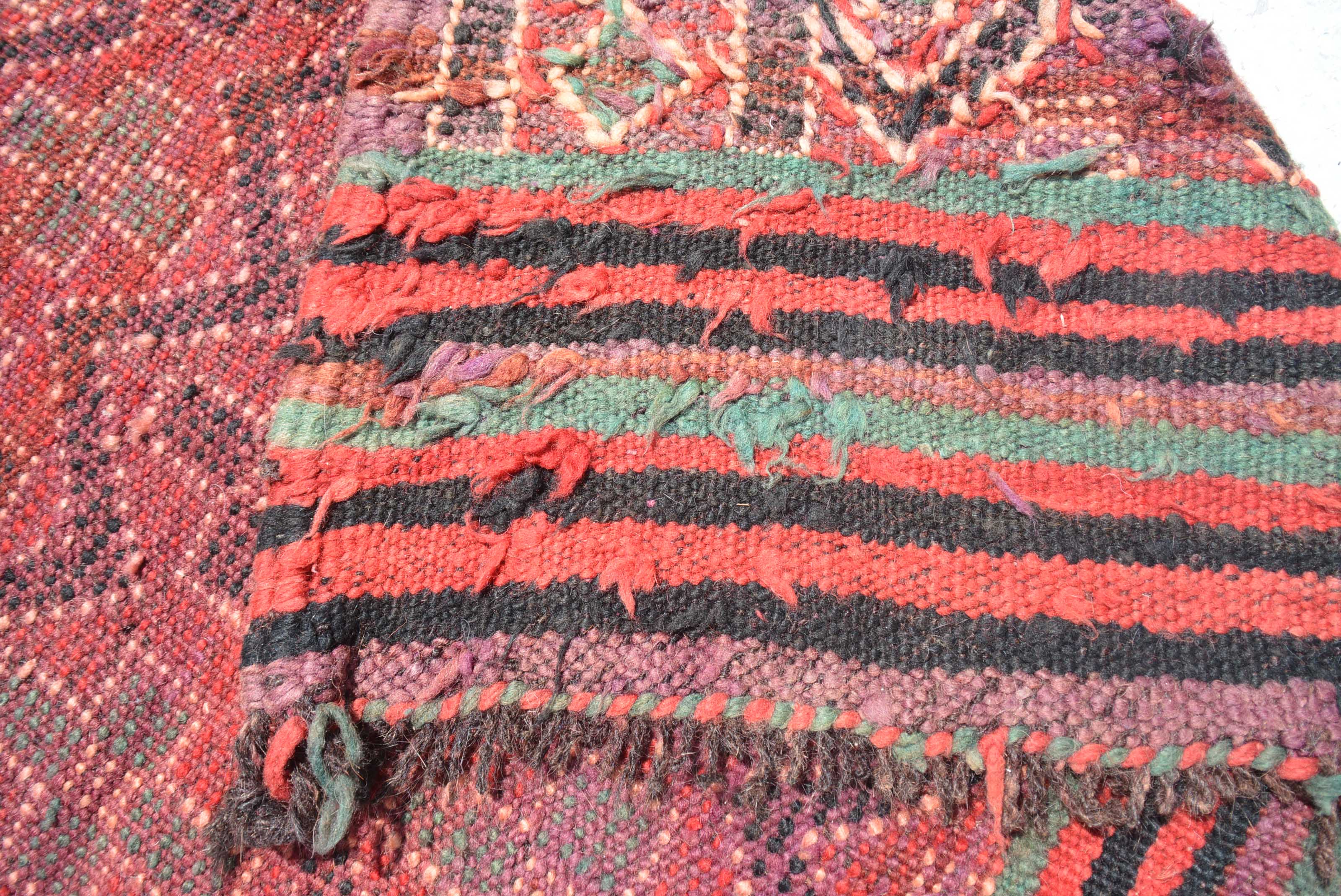 Red Vintage Moroccan Rug