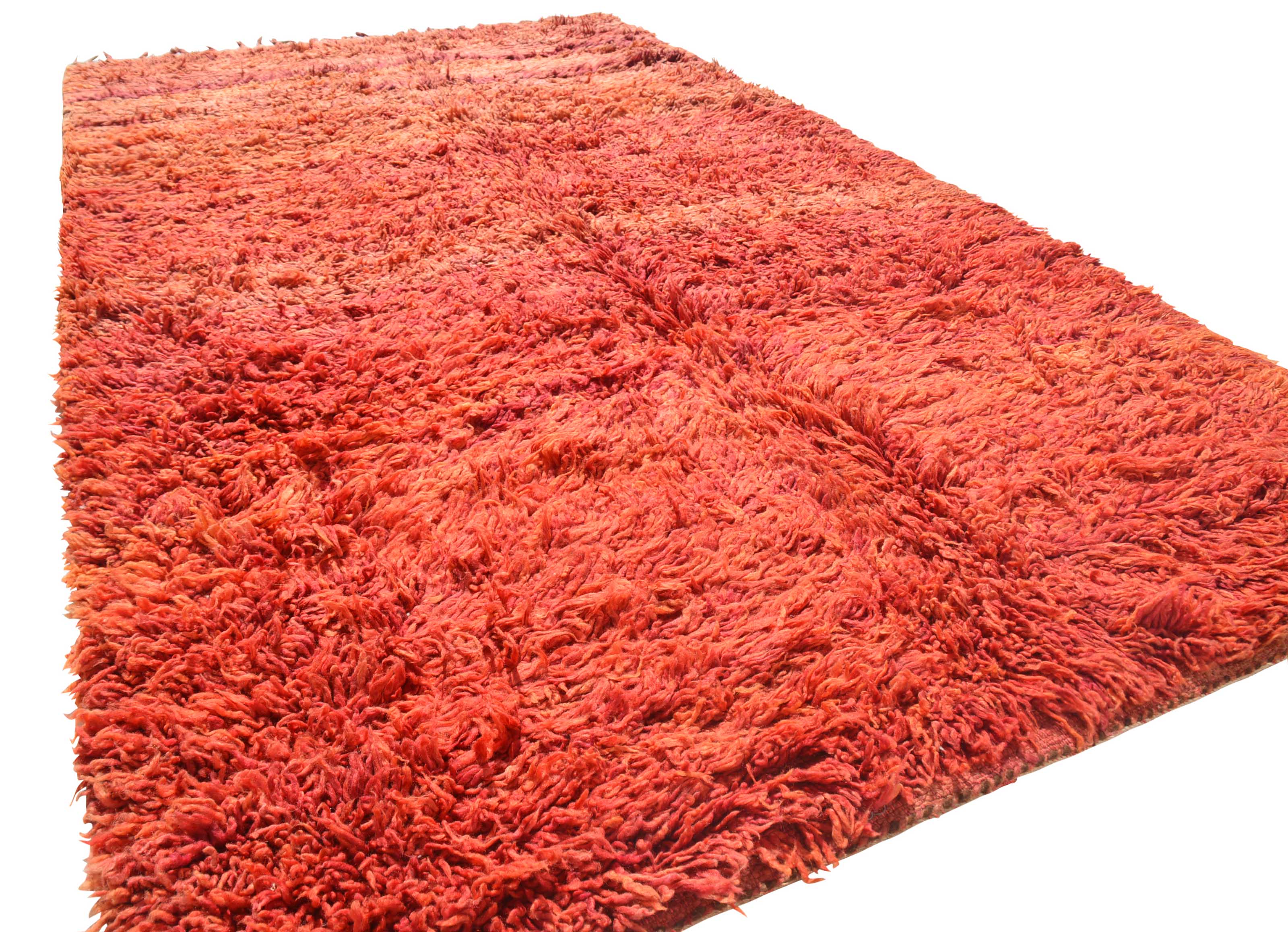 Red Vintage Rug | Handmade Moroccan Rug