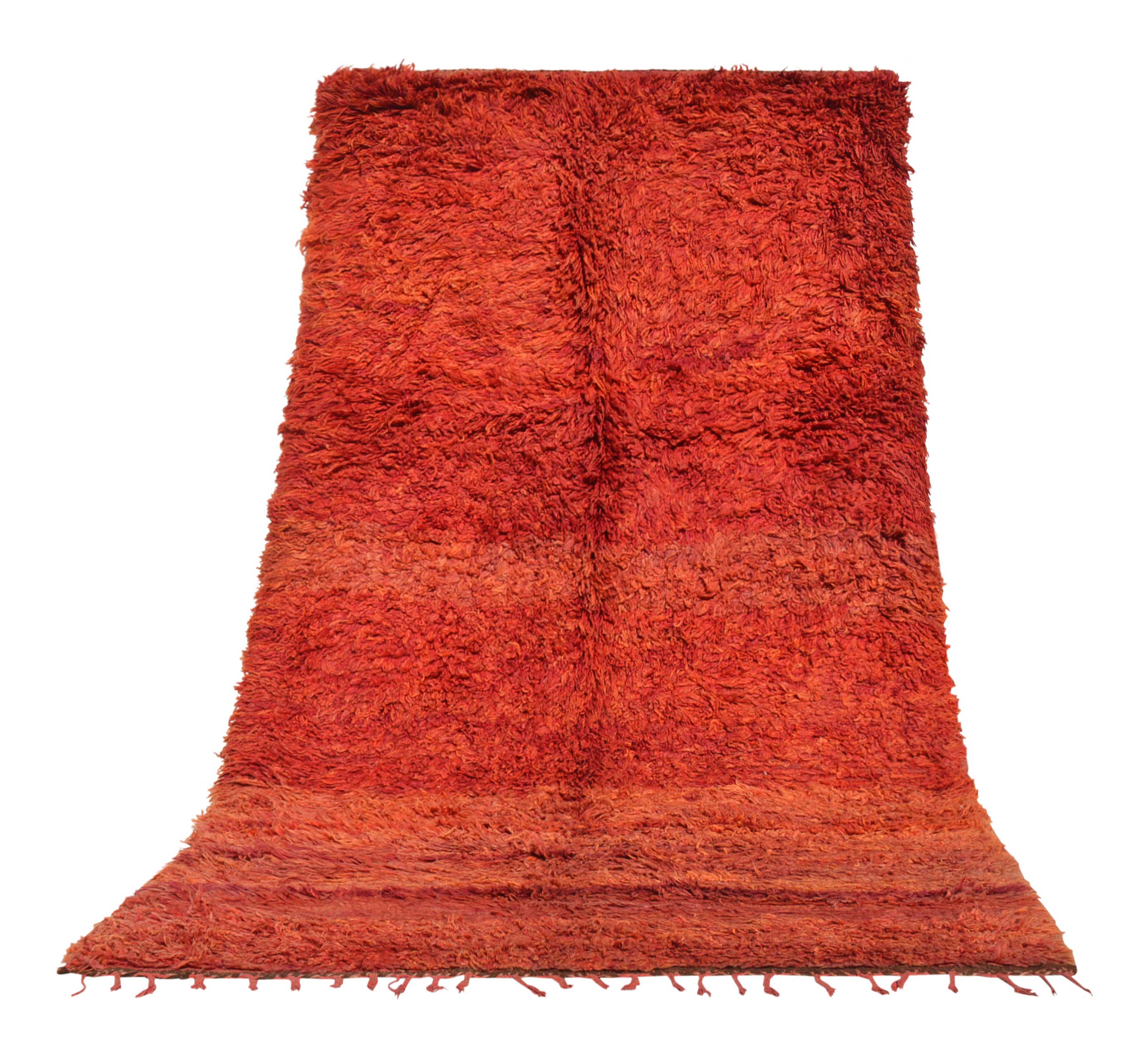 Red Vintage Rug | Handmade Moroccan Rug