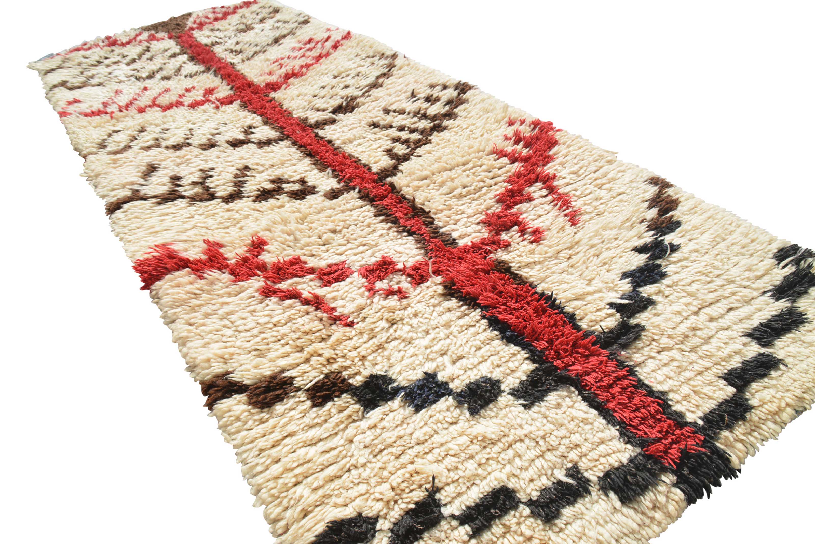 Red Vintage Rug | Red And Black Rugs