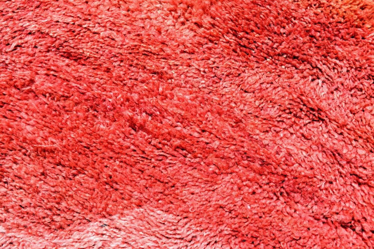 Red Vintage Rug | Vintage Moroccan Rug 