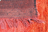 Red Vintage Rug | Vintage Moroccan Rug 