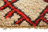 Red Vintage Rug | Vintage Moroccan Rug | Modern Design Rug Medium Size | Illuminate Collective