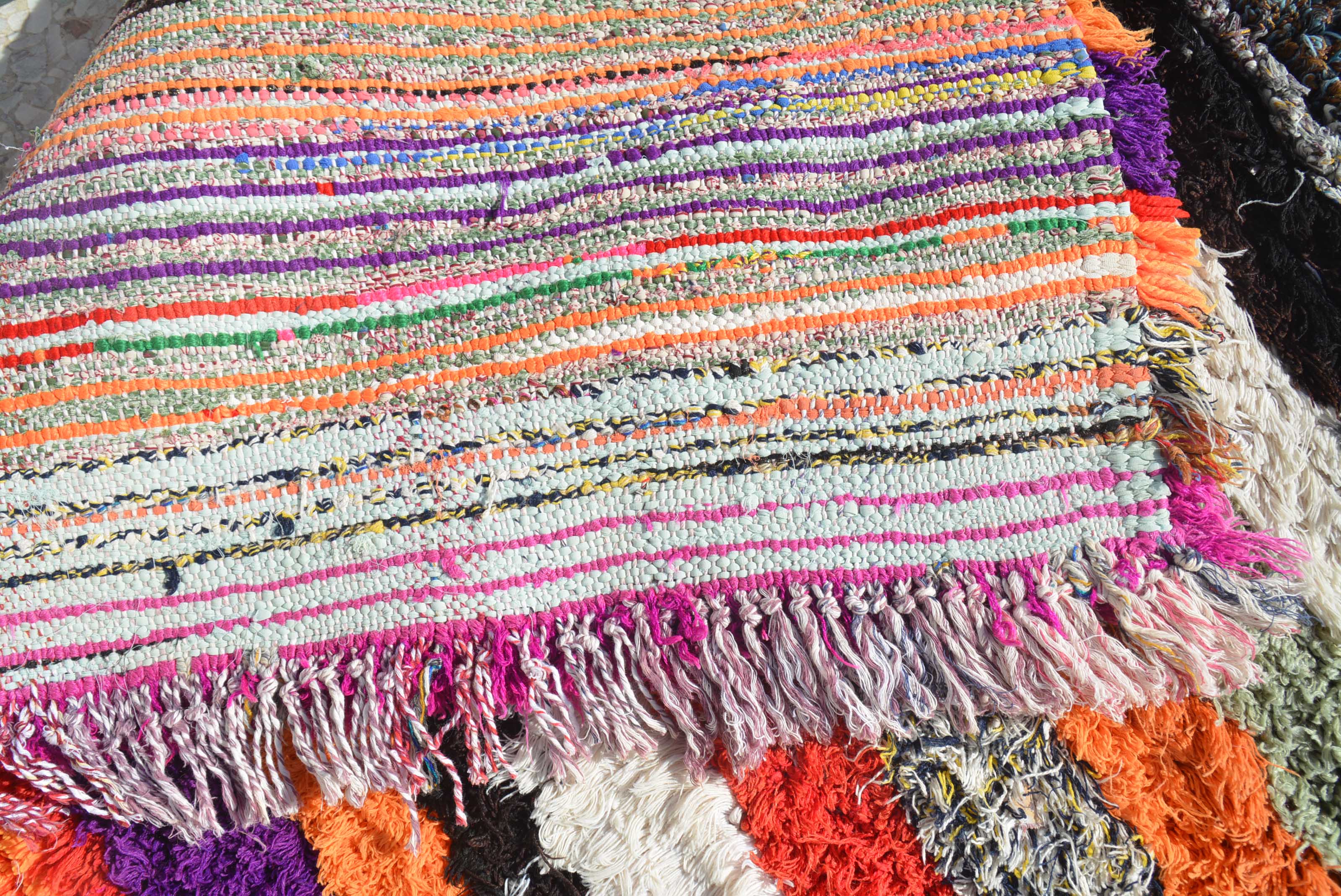 Rosy Retro Vintage Bright Pink Rug - Add a pop of color to your home