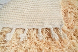 Rug 5x7 | Pale Wheat Shag Rug 