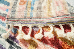 Rugs Multicolor Homemade Runner Rug | Moroccan Runner Rugs Illuminate Collective