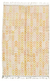 Rugs New Yellow Arrows Handmade Rug | Yellow Moroccan Rug Illuminate Collective