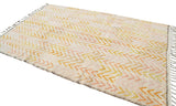 Rugs New Yellow Arrows Handmade Rug | Yellow Moroccan Rug Illuminate Collective