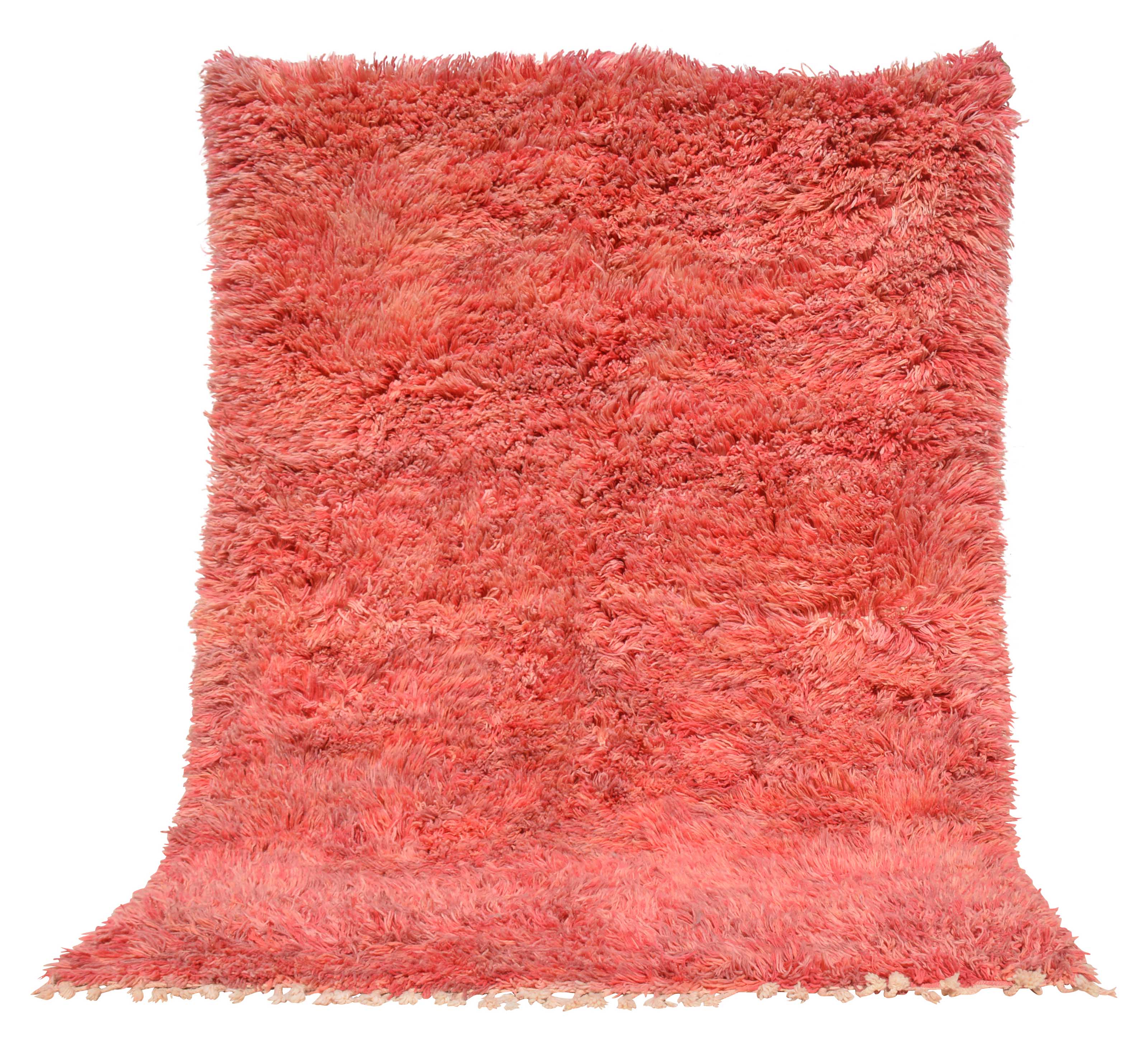 Rugs Pink Shaggy Moroccan Rug | Pinks Shaggy Large Area Rug Illuminate Collective