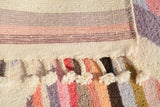 Santa Rose - Santa Pink Handmade Rug - Add a touch of holiday cheer to your home