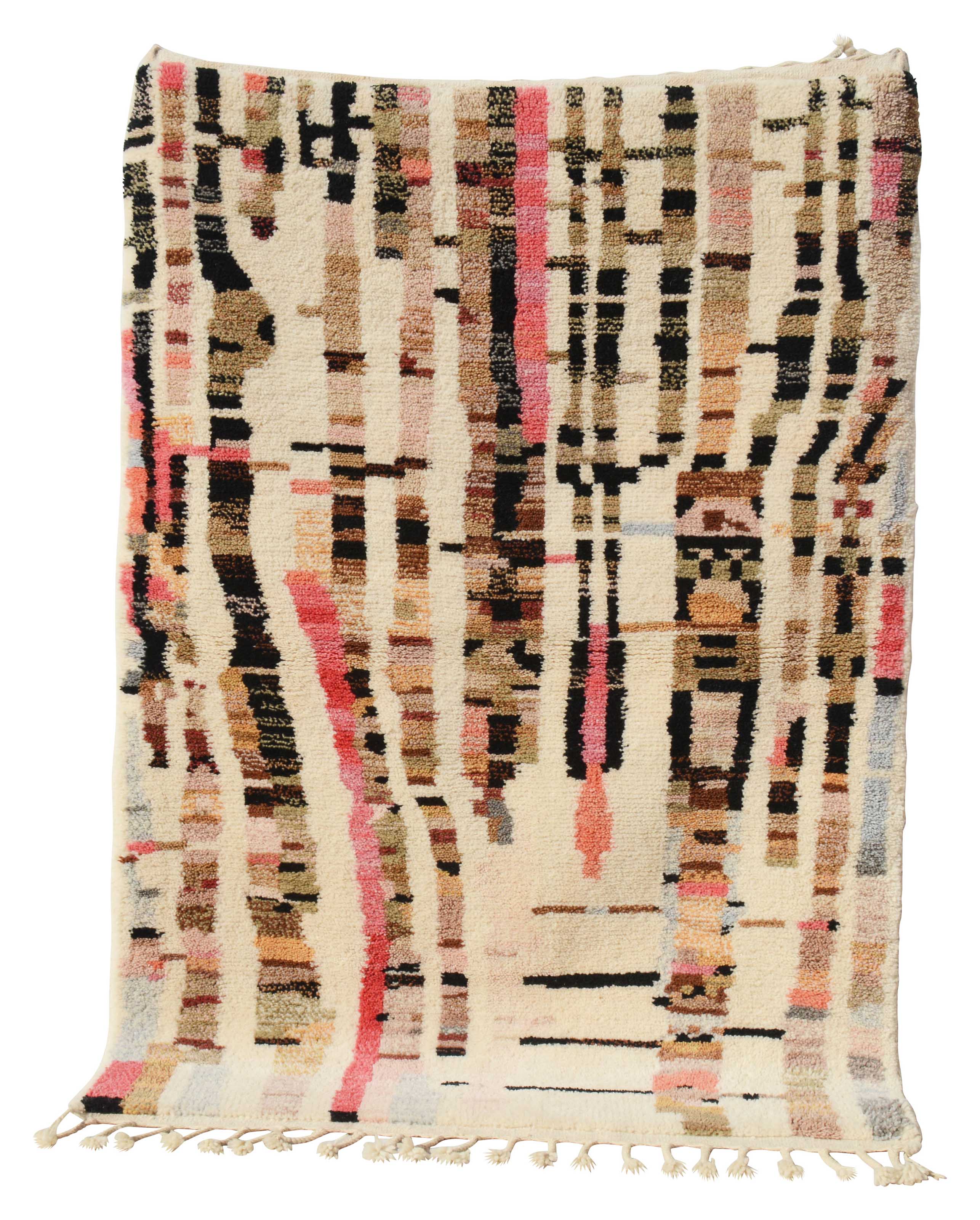 Shop Pink Azilal Handmade Rug | Pink Moroccan Rug 