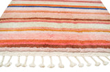Stripes-pink/multi Color Moroccan Rug