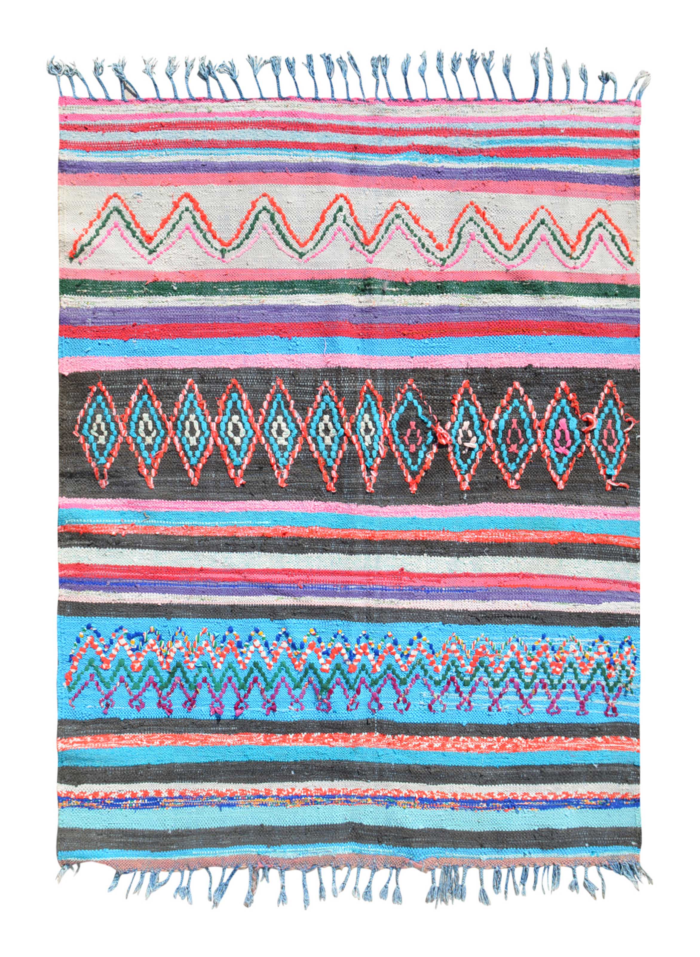 Timeless Texture Vintage Flat Rug - Add a touch of elegance to your home