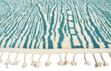 Turquoise Berber Handmade Rug | Light Blue Area Rugs