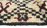 Vintage Bathroom Rugs | Vintage Area Rug Moroccan Style | Illuminate Collective