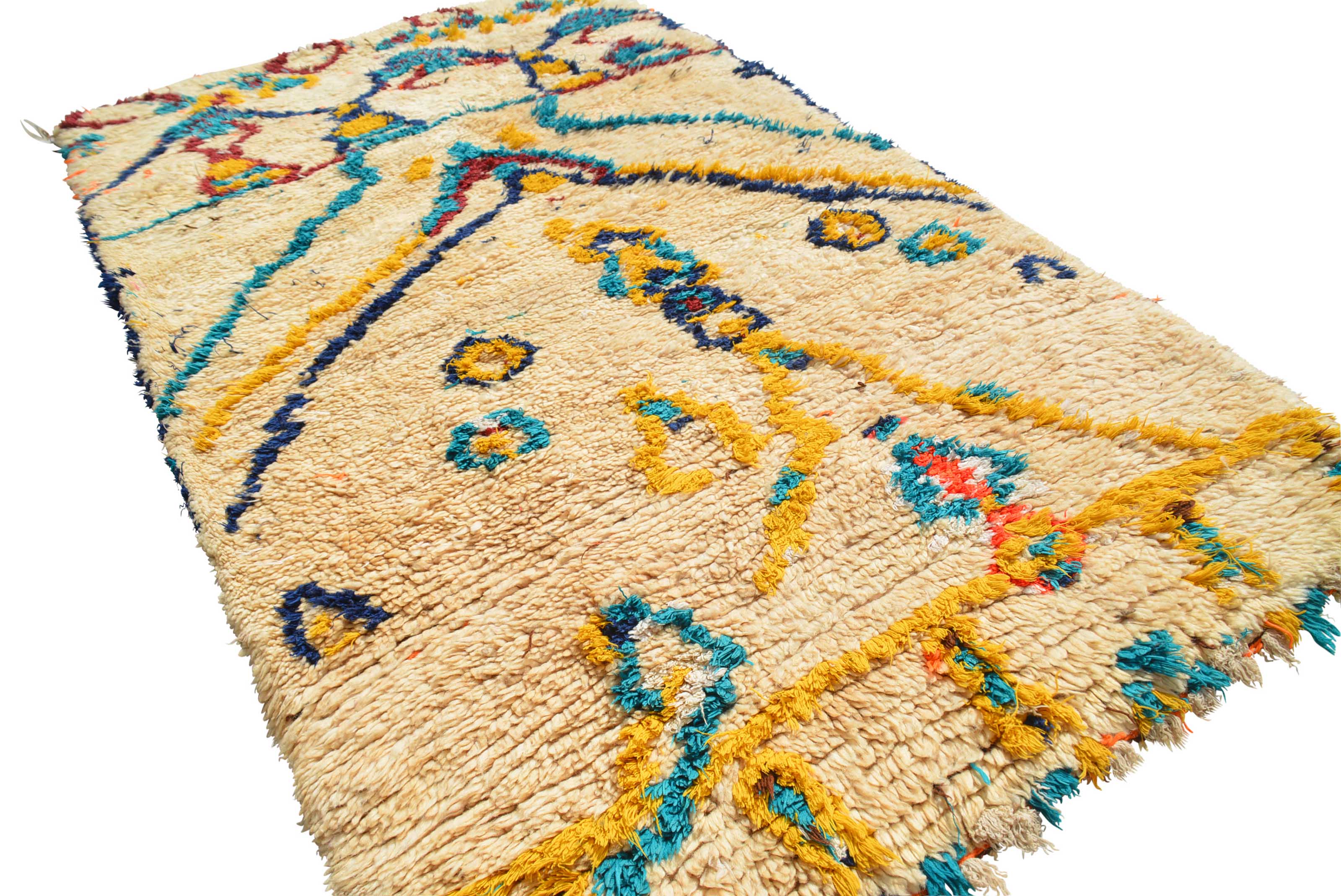 Vintage Blue Rugs | Vintage Distressed Rug