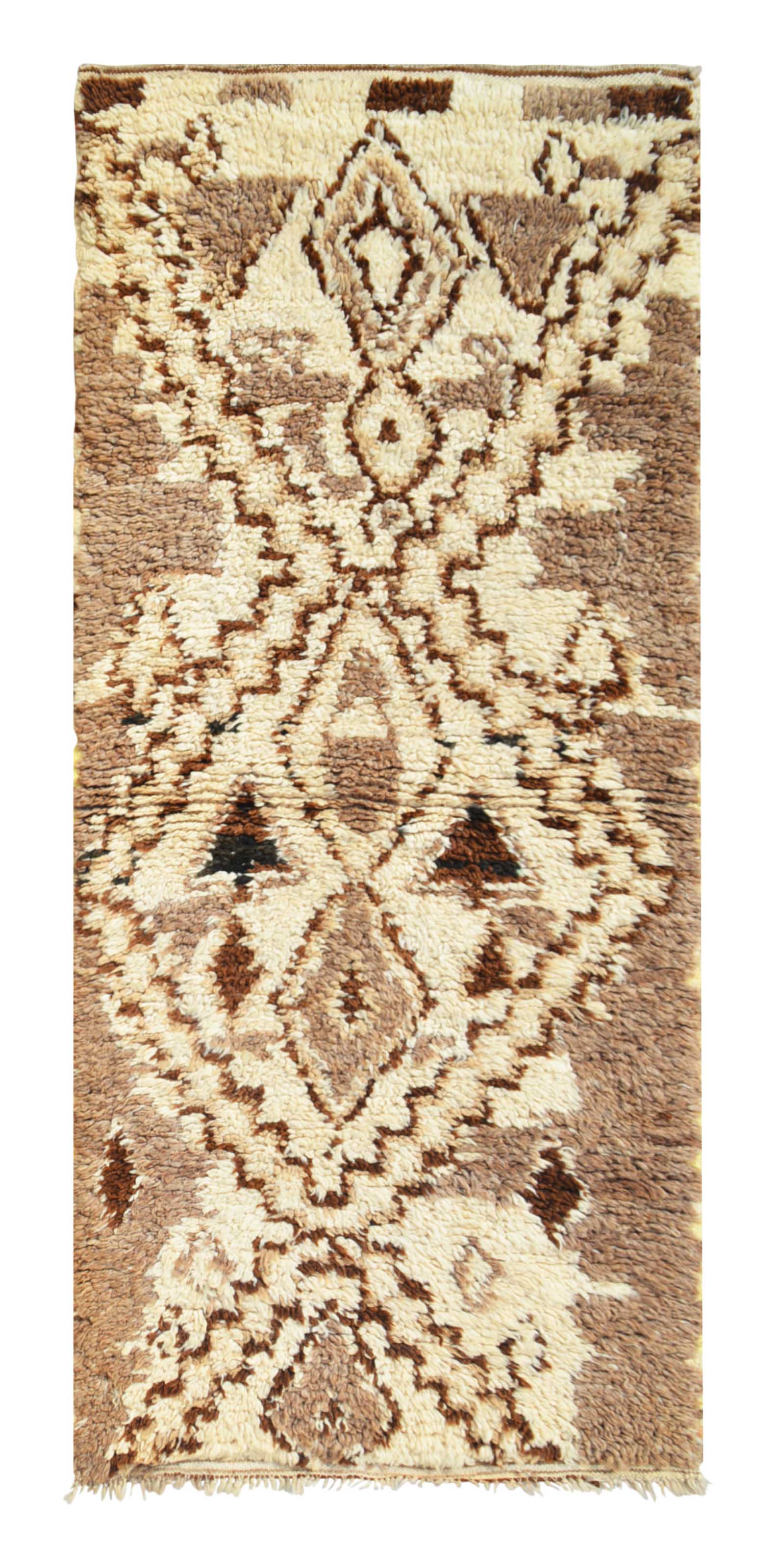 Vintage Distressed Area Rugs - White And Brown Rugs - Illuminate Collective