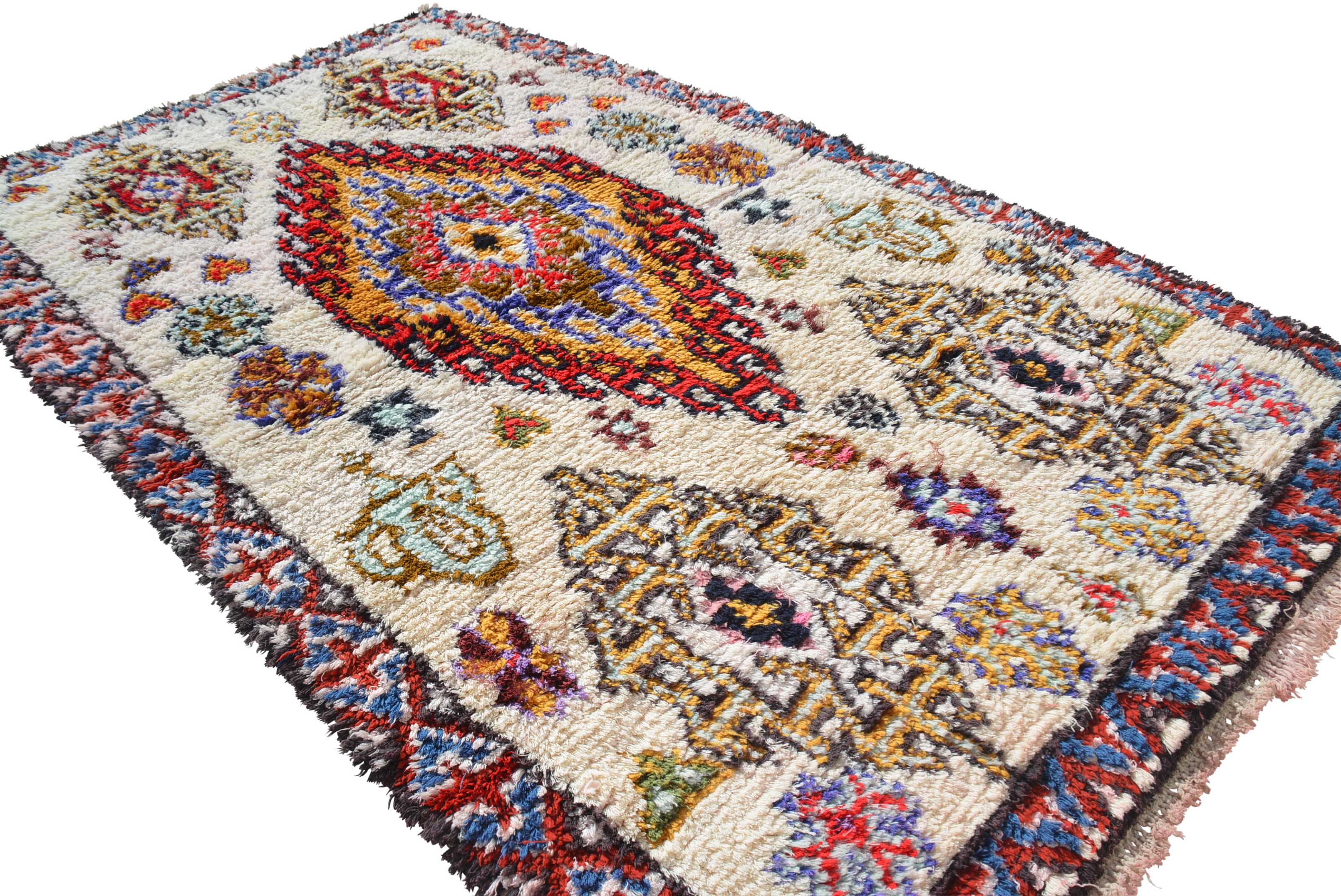 Vintage Farmhouse Rugs - Blue And White Rugs - Illuminate Collective