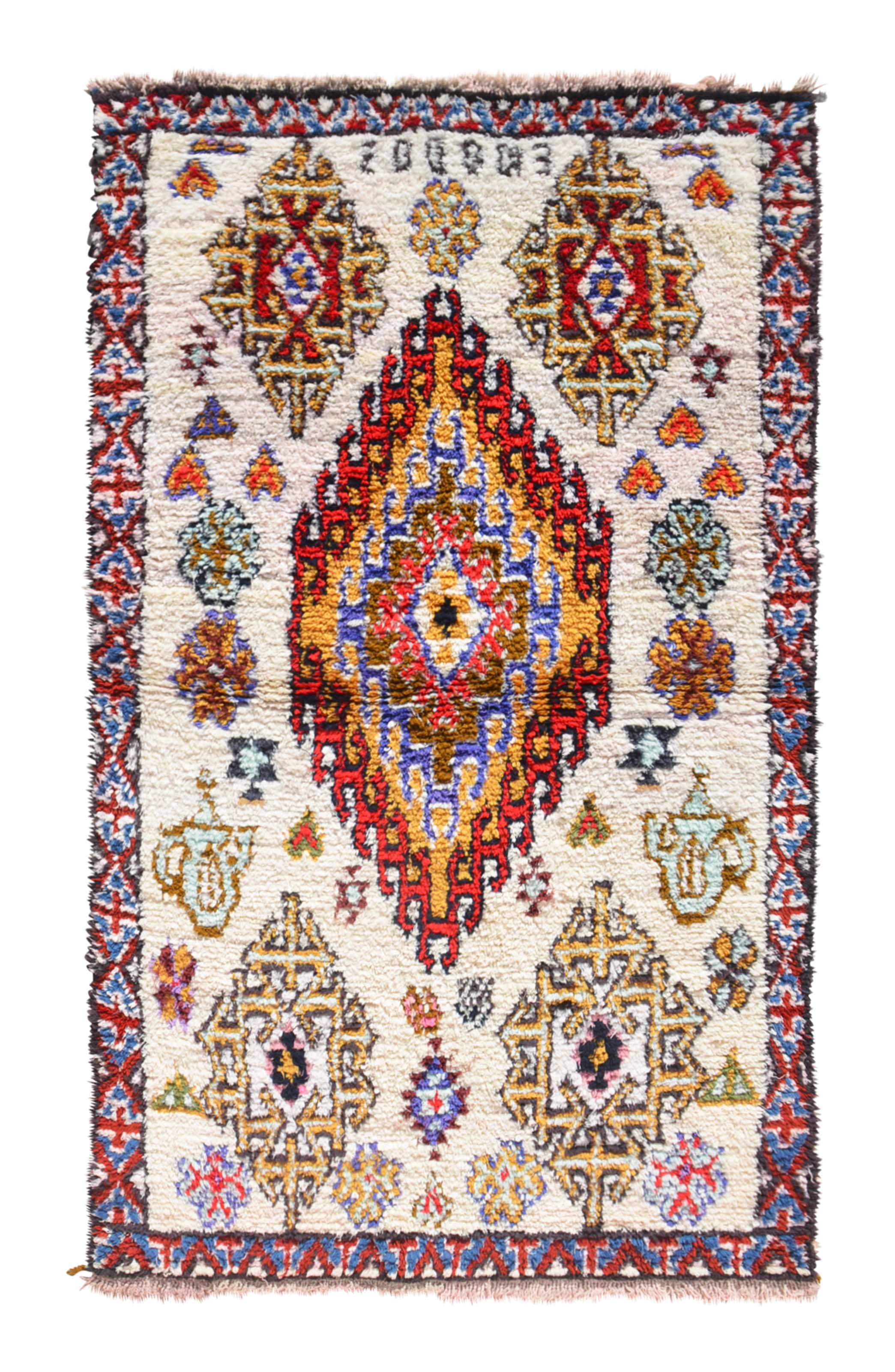 Vintage Farmhouse Rugs - Blue And White Rugs - Illuminate Collective