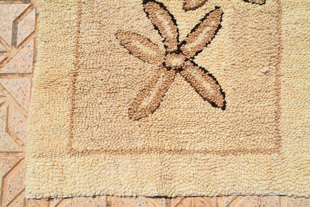 Vintage Floral Area Rug - Vintage Moroccan Rug - Illuminate Collective