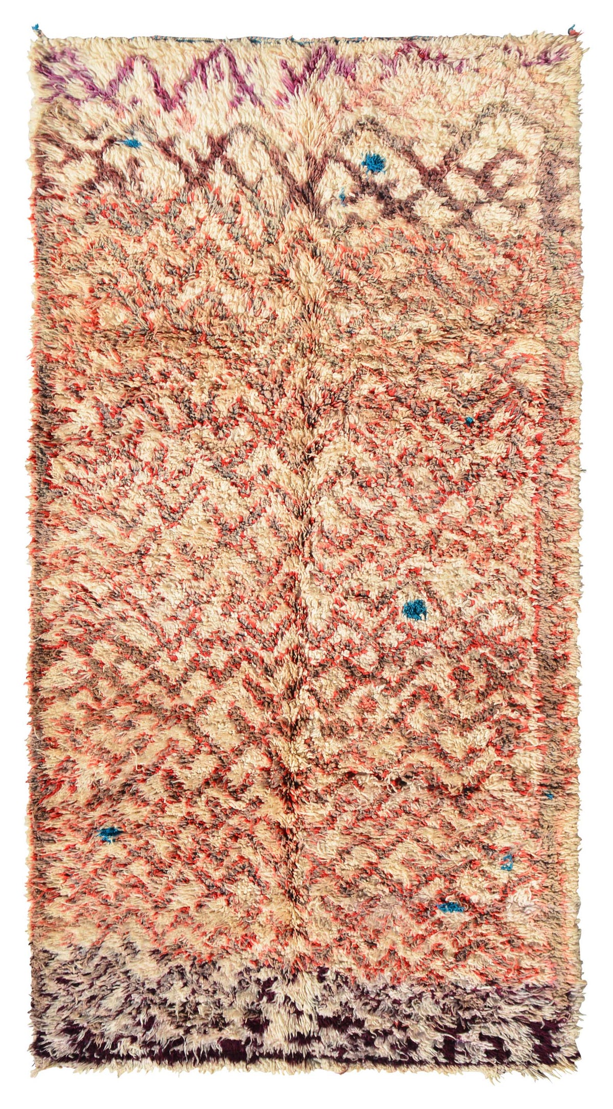 Vintage Floral Rugs | Vintage Farmhouse Rugs | Moroccan Rug Large | Illuminate Collective