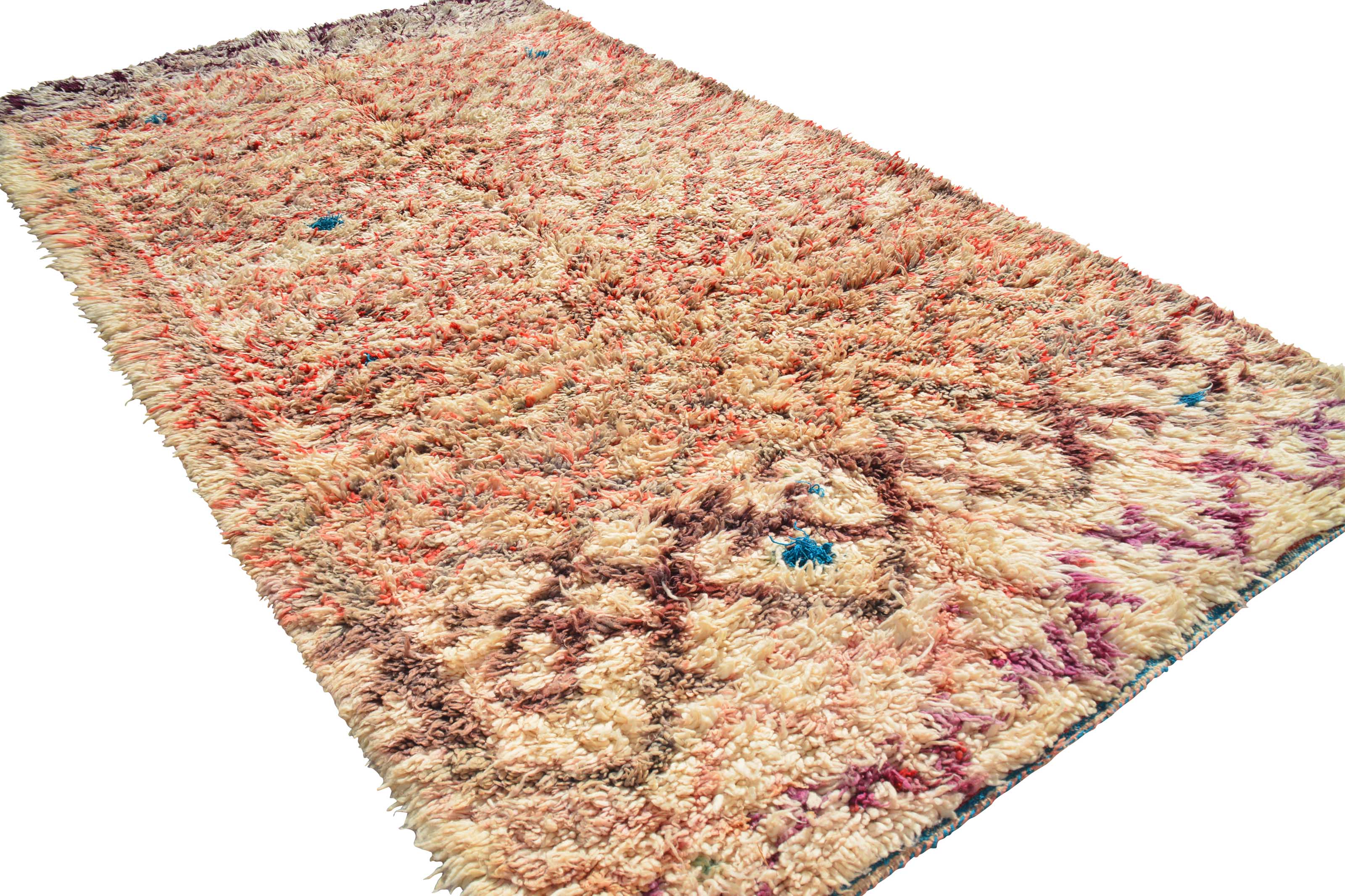 Vintage Floral Rugs | Vintage Farmhouse Rugs | Moroccan Rug Large | Illuminate Collective