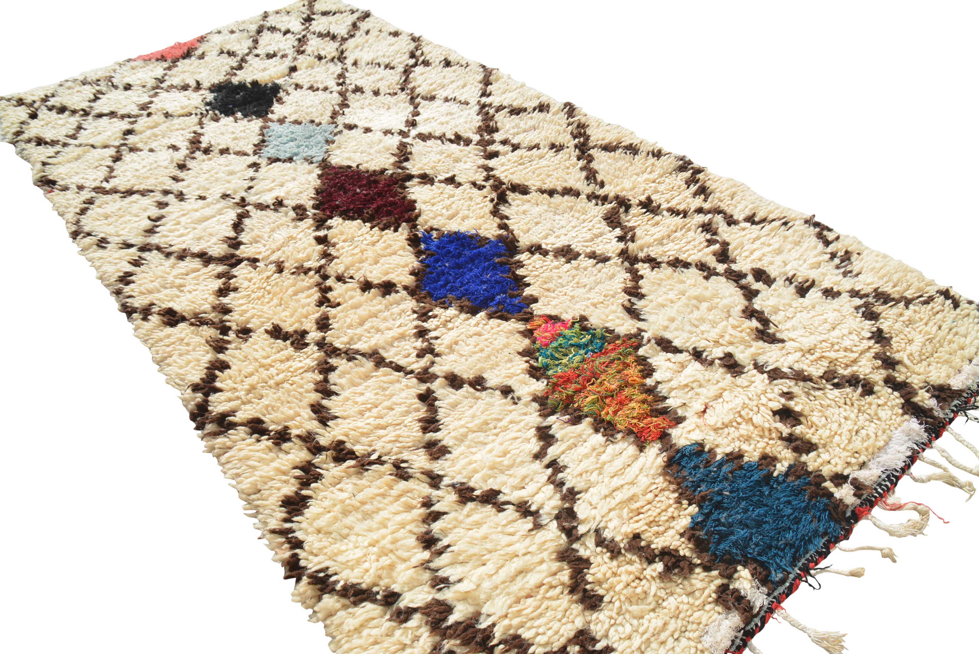 Vintage Moroccan Rug - Baby Blue Rugs For Nursery - Illuminate Collective