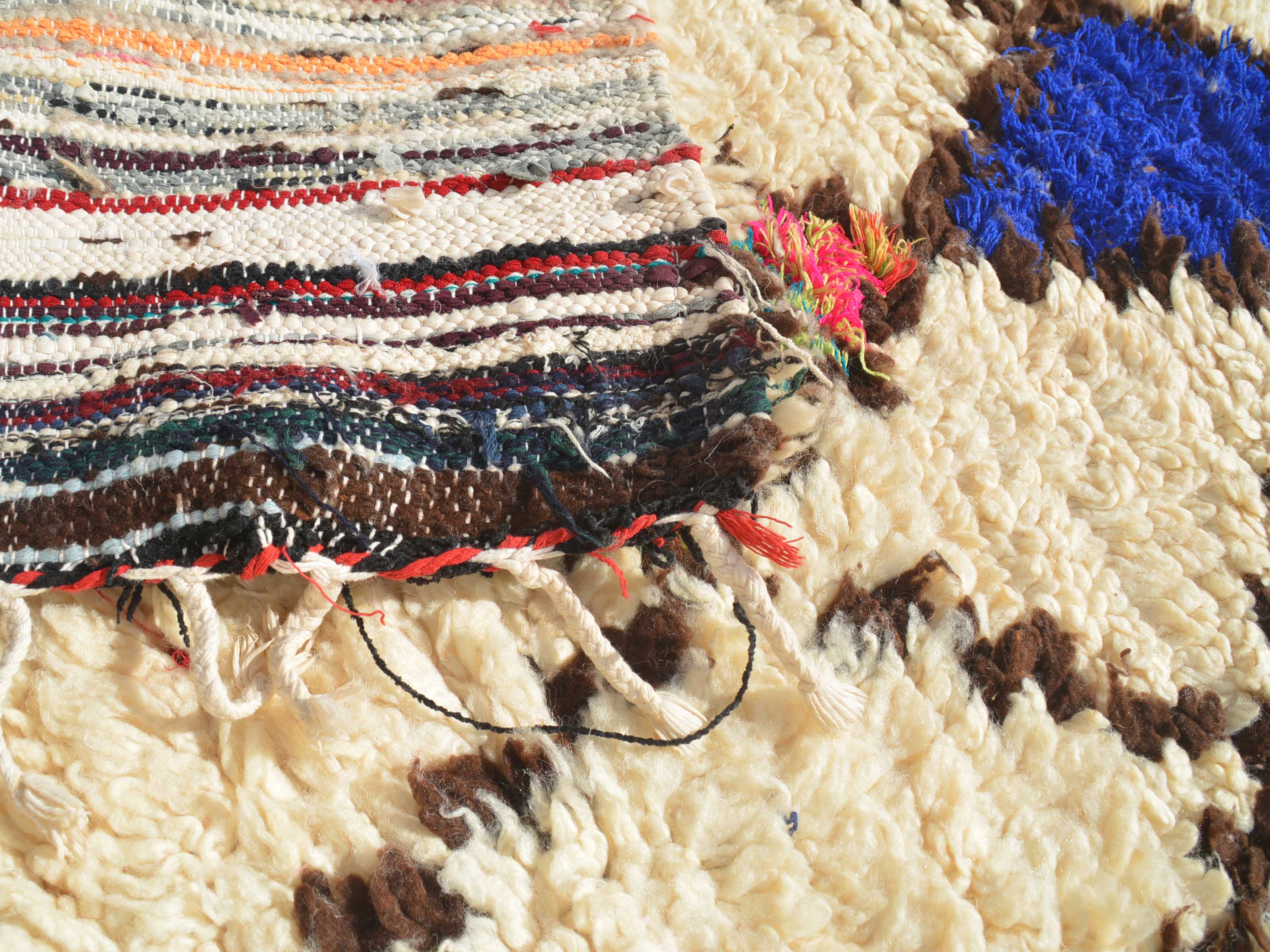 Vintage Moroccan Rug - Baby Blue Rugs For Nursery - Illuminate Collective