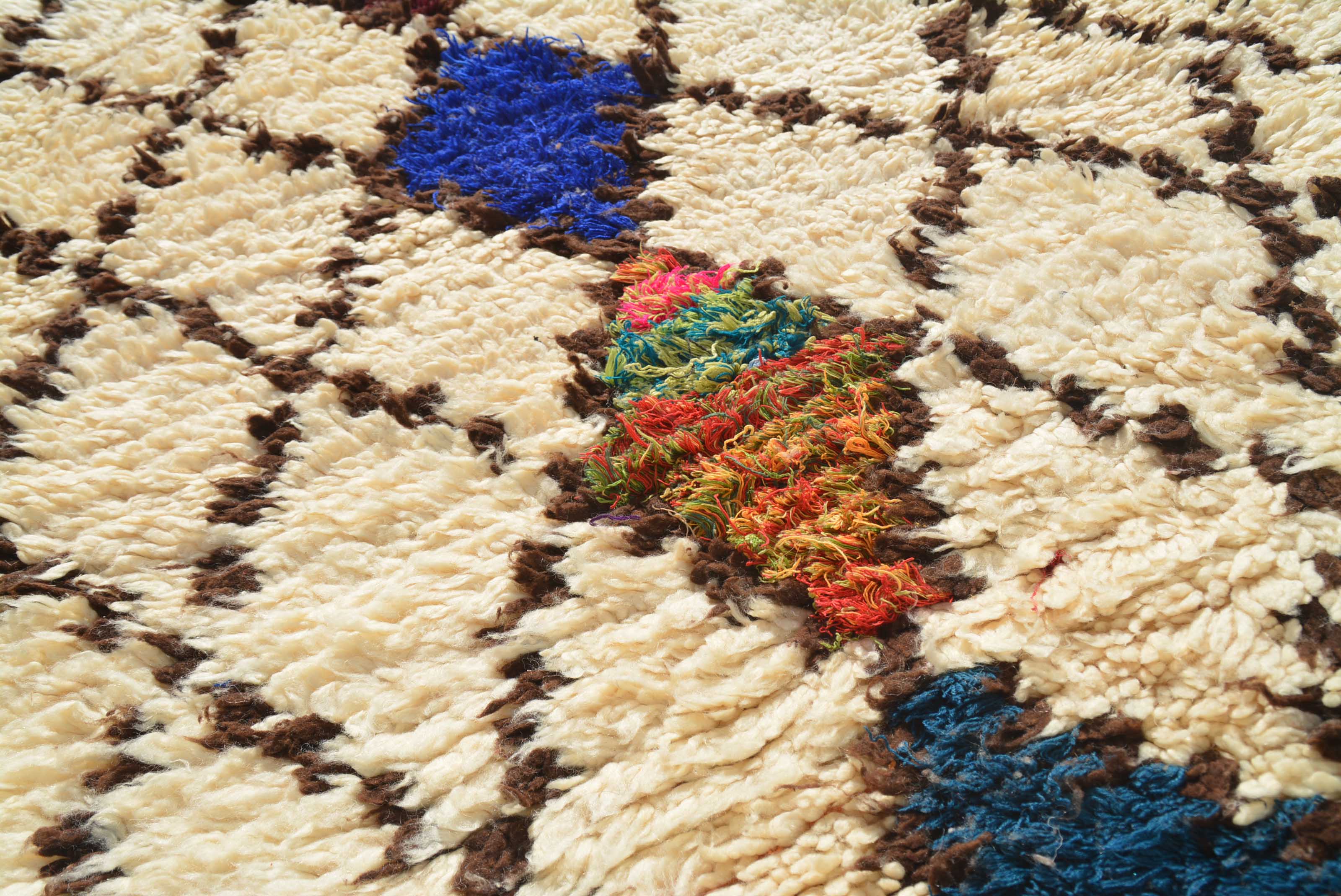 Vintage Moroccan Rug - Baby Blue Rugs For Nursery - Illuminate Collective