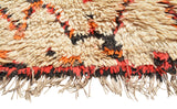 Vintage Moroccan Rug - Black And Red Rugs