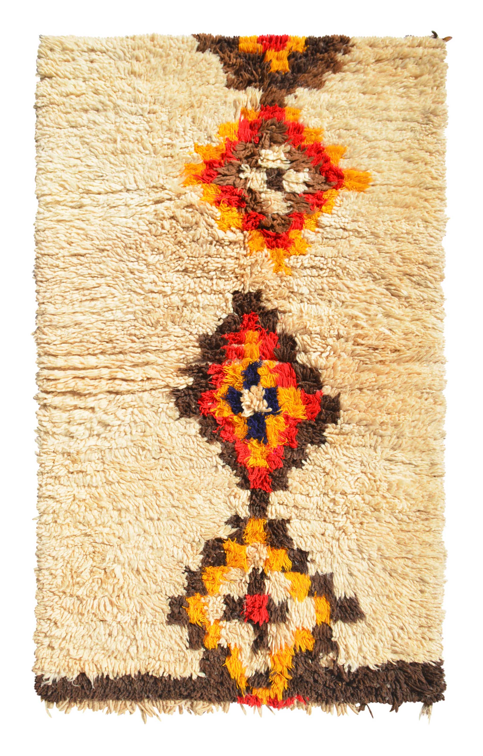 Vintage Moroccan Rug Black and White Area Rugs | Vintage Moroccan Medium Size Rug | Illuminate Collective illuminate collective 