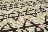 Vintage Moroccan Rug Black And White Rug - Vintage Moroccan Rug - Illuminate Collective Illuminate Collective 