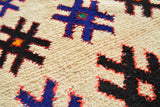 Vintage Moroccan Rug Blue And Brown Rugs | Vintage Moroccan Rug | Illuminate Collective illuminate collective 