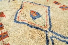 Vintage Moroccan Rug Blue and White Rugs | Grey and Blue  illuminate collective