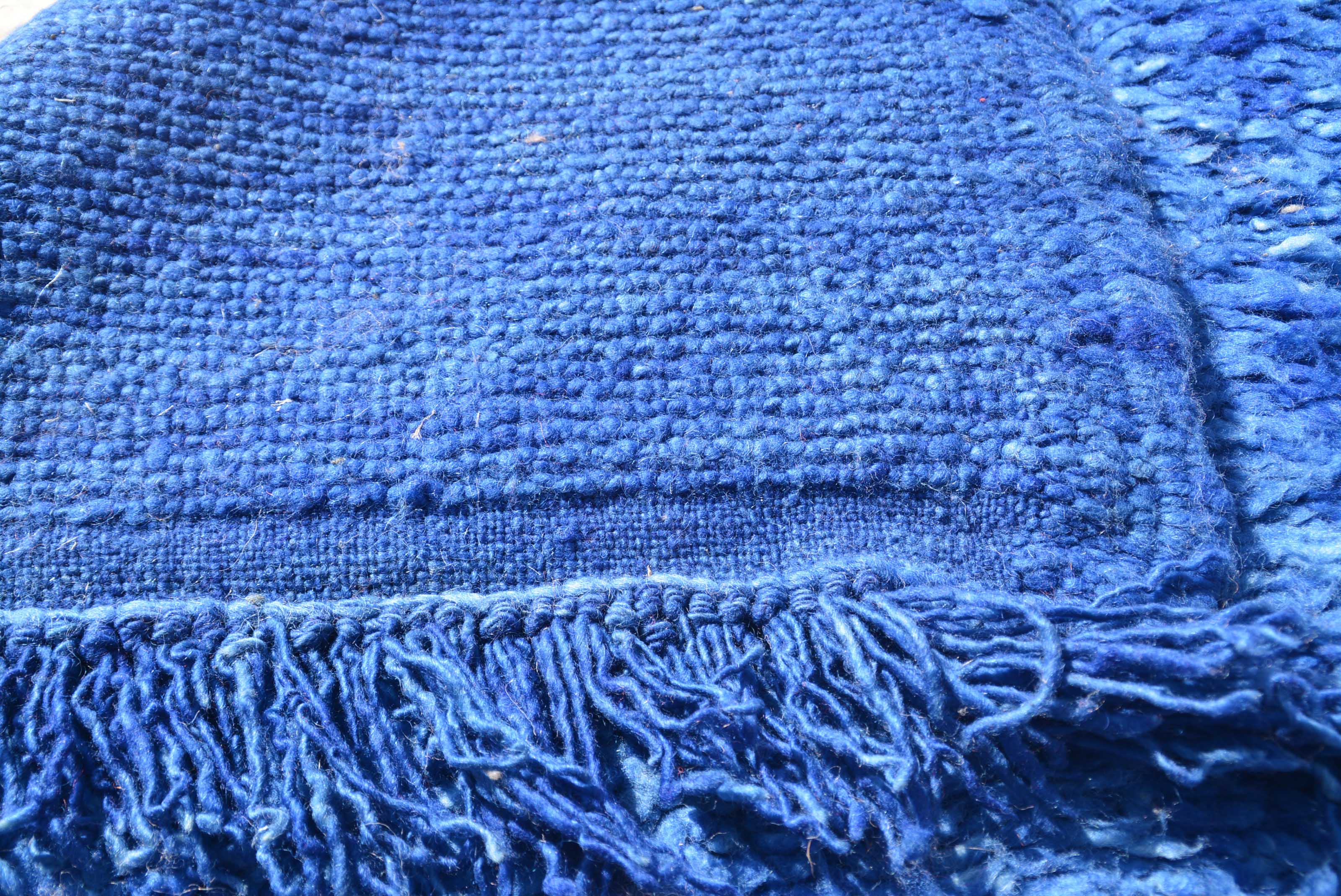 Vintage Moroccan Rug - Blue Vintage Rugs