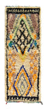 Vintage Moroccan Rug Blue Vintage Rugs - Vintage Braided Rugs - Vintage Moroccan Rug  illuminate collective