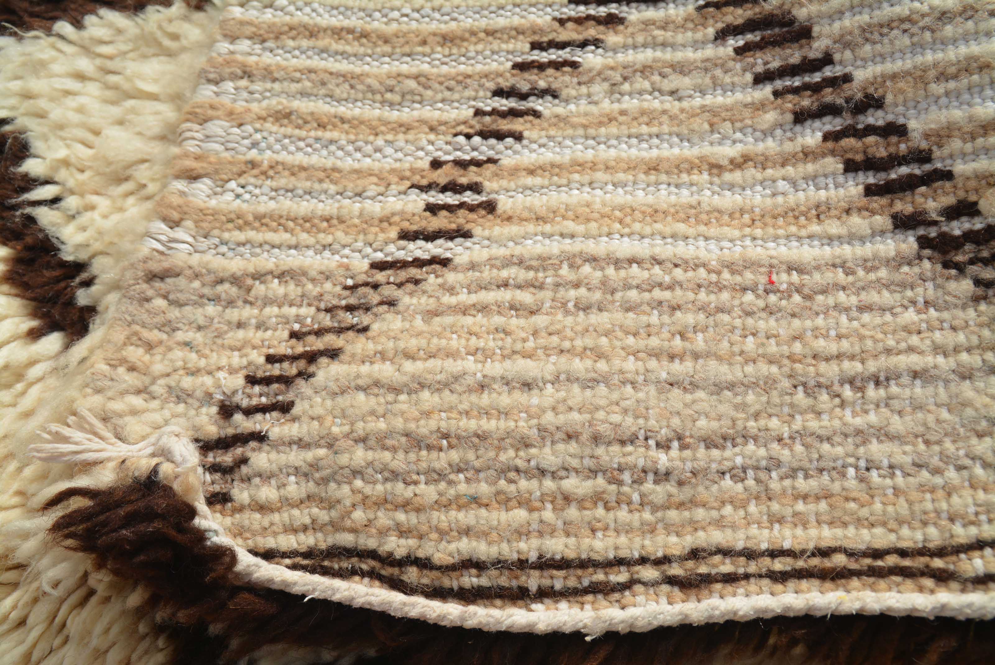 Vintage Moroccan Rug Brown And Black Rugs-Vintage Moroccan Rug Illuminate Collective