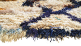 Vintage Moroccan Rug Brown And Blue Rugs | Vintage Rug  illuminate collective