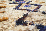 Vintage Moroccan Rug Brown And Blue Rugs | Vintage Rug  illuminate collective