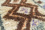 Vintage Moroccan Rug Buy Brown and Blue Vintage Rugs | Vintage Moroccan Rug | Illuminate Collective illuminate collective 