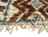 Vintage Moroccan Rug Buy Brown and Blue Vintage Rugs | Vintage Moroccan Rug | Illuminate Collective illuminate collective 