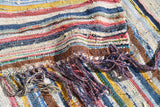 Vintage Moroccan Rug Coastal Retreat Shaggy Blue Vintage Rug - Add a touch of the beach to your home illuminate collective